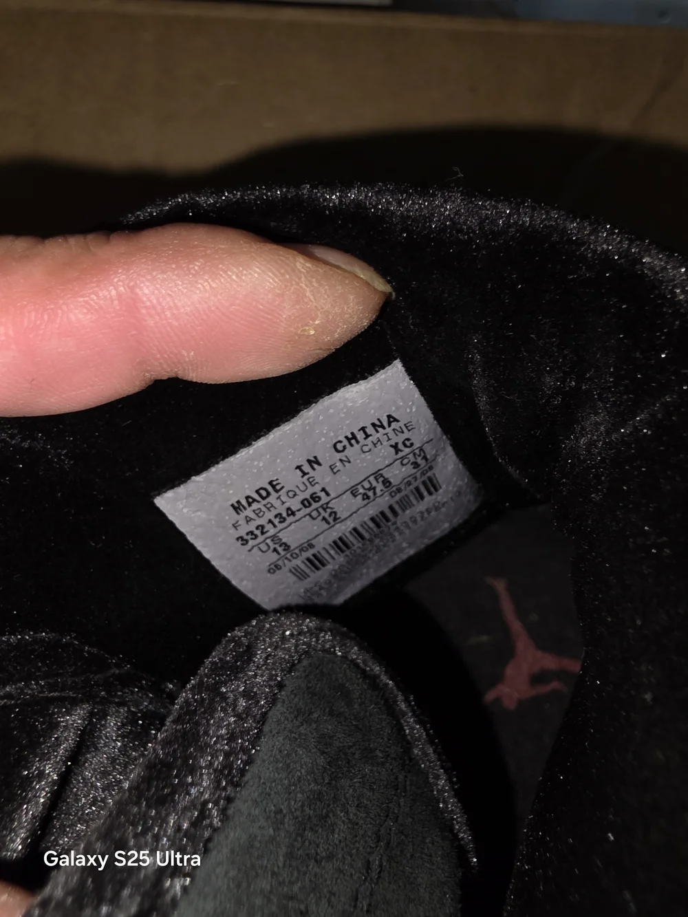 Air jordan retro 1 high black premier laser. Used But Look New. No Box. Size 13
